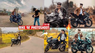 🔥 Dope Photoshoot with bike -  Photoshoot poses with bike - VLOG - NSB Pictures