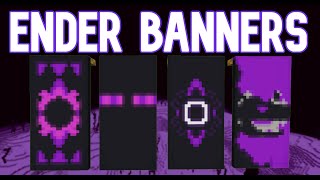 ✔ TOP 4 ENDER BANNERS IN MINECRAFT TUTORIAL!