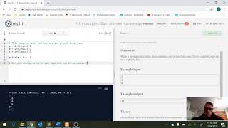 Repl.it Assignment 1.1