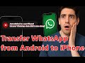 How to Transfer WhatsApp from Android to iPhone Fast [2025 Easy Guide]