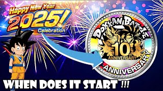 WHEN DOES THE 10 YEAR ANNIVERSARY START? WHAT EZAs WILL COME BEFORE? | Dragon Ball Z Dokkan Battle