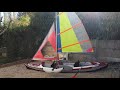 diy inflatable sailing kayak bic full hp2 kayak à voile 2ème partie