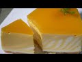 マンゴー レアチーズケーキ 縞模様 【eggless】striped cake no bake mango cheesecake