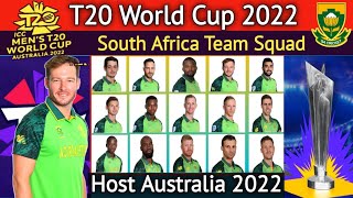 T20 World Cup 2022 !! South Africa Team Possible Squad ! Sa squad for t20 world cup