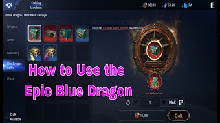 FREE EPIC SPIRIT MIR4 - How to Use the Epic Blue Dragon Statues!