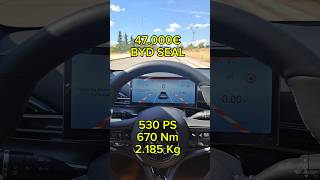 BYD SEAL 530 PS: Official VS Real 0-100 km/h 🏁 #byd #bydseal