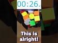 genius vtuber solves rubix cube