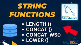 String function in Mysql Workbench | string functions in SQL mysql database
