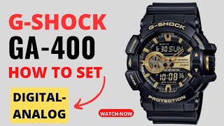 How to set the TIME Casio Gshock  |GA-400GB-1A9DR| @timewatchdc