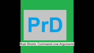 Rust Shorts Command Line Arguments