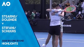 Dolehide/Stearns v Schuurs/Stefani Highlights | Australian Open 2024 Second Round