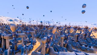 13000 Catapults VS 13000 Spearmans  - Ultimate Epic Battle Simulator 2.UEBS 2