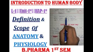 Introduction To Human Body|| Def U0026 Scope Of Anatomy... | Doovi