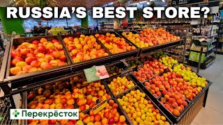 Russian TYPICAL (Russian Owned) Supermarket Tour: Perekrestok