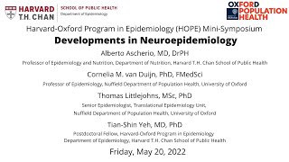 Harvard-Oxford Program in Epidemiology Mini Symposium: Developments in Neuroepidemiology, May 2022