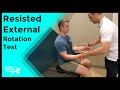 Resisted External Rotation Test