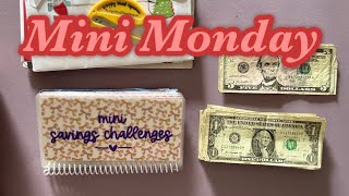 Mini Monday!! Let’s save $2 at a time and open some happy mail! Do I finish any? #debtfreejourney