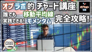 【日経平均チャート講座】#02 誰でもチャートが読めるようになる！  移動平均線の極意とモメンタムとの合せ技で明日の相場を読む方法。