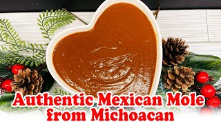 Authentic Mexican Mole from Michoacan step by step