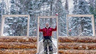 9 Months Building an Off Grid Homestead in the Forest | Log Cabin, Greenhouse, Outhouse, Solar Shed