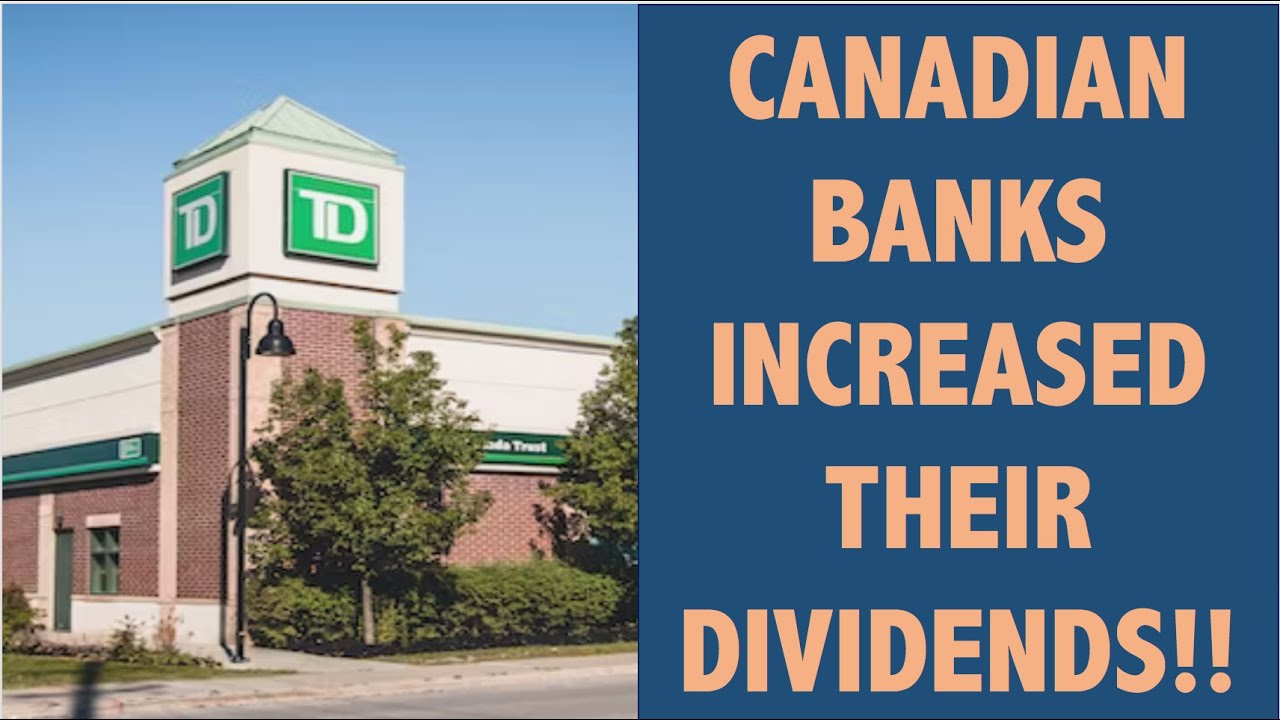 These 3 Canadian Bank Stocks Just INCREASED Their Dividends!! - YouTube