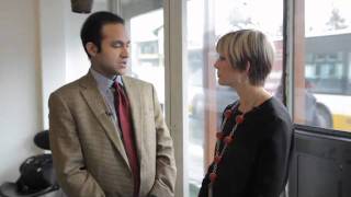 Dr. Saleem Ali of the University of Vermont speaks with Edie Lush at Hub Davos