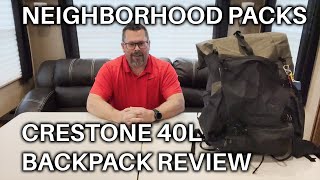 NEIGHBORHOOD PACKS BACKPACK REVIEW CRESTONE 40L