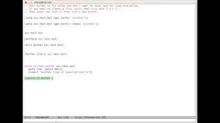 buffer basics - Emacs Bites