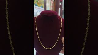 16grams gold 916 fancy chain #916 #gold #halmark #chain #new #design  #shorts #video #necklace #shop