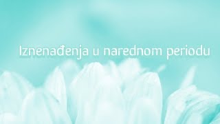 🦋▪︎ Iznenađenja u narednom periodu ▪︎🦋