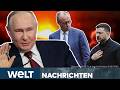 UKRAINE-KRIEG: Kalte Schulter von Putin – Europäer wagen trotzdem neuen Friedensanlauf | STREAM