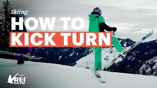 Skiing: How to Kick Turn