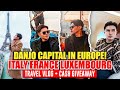 DANJO CAPITAL MASTER IN EUROPE ITALY FRANCE 🇫🇷TRAVEL VLOGS DANJO CAPITAL GIVEAWAY