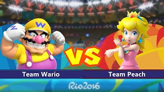 Mario & Sonic at the Rio 2016 Olympic Games - Team Wario Vs. Team Peach