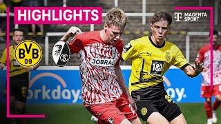 Borussia Dortmund II - SC Freiburg II | Highlights 3. Liga | MAGENTA SPORT