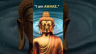 🌸Buddha's 🙏🏻Radiant Declaration: "I am Awake"🌸 #buddhaquotes #shorts #buddhaenlightenment