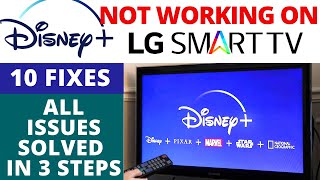 How to Fix Disney Plus Not Working on LG Smart TV || All Most All Issues Solved in Just 3 Steps