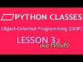 Python OOP Lesson 3.2. Class methods, Static methods, Instance methods. Conclusions