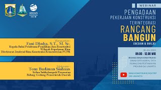 Webinar Pengadaan Pekerjaan Konstruksi Terintegrasi Rancang Bangun (Design & Build)