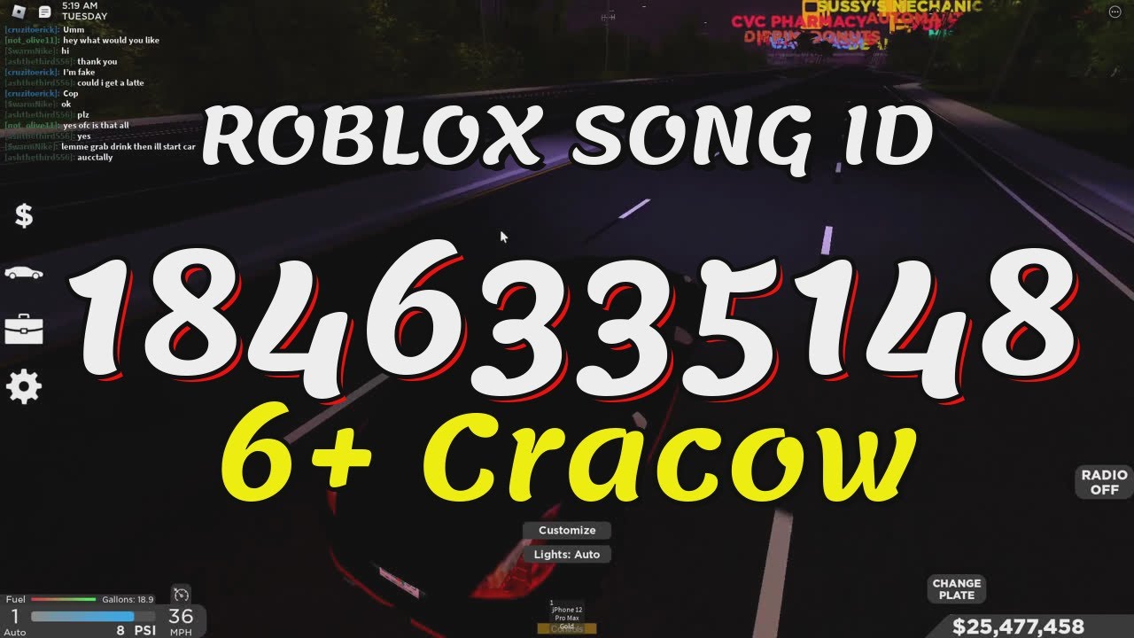 6+ Cracow Roblox Song IDs/Codes - YouTube