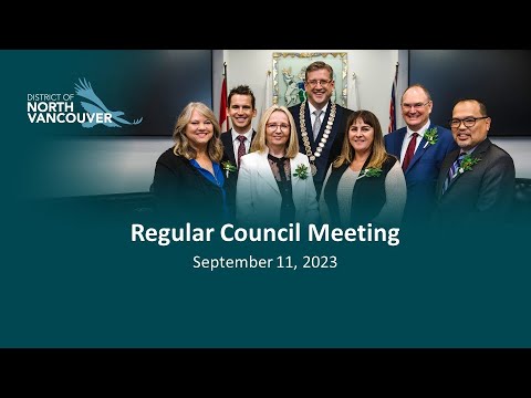 Regular Council Meeting September 11 2023 Youtube