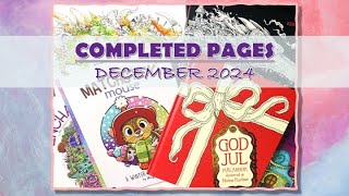 COMPLETED COLOURING PAGES | DECEMBER 2024 | ADULT COLOURING