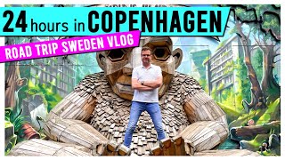 24 hours in Copenhagen Denmark & Christiania Tour // Road Trip Vlog