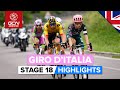 Can Breakaway Deny The Sprinters? | Giro D'Italia 2022 Stage 18 Highlights