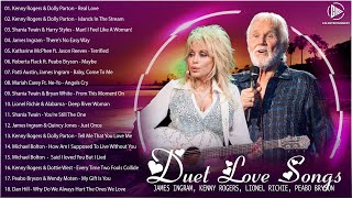 Top Romantic Duet Love Songs 80s 90s 🌹 Kenny Rogers, Lionel Richie, Peabo Bryson, James Ingram