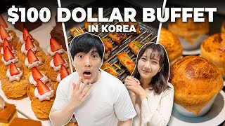 $100 Buffet in Korea! Is it WORTH THE MONEY?!