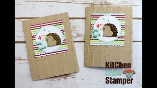 Stampin Up Hedgehugs Wonder Recipe #5 Card Tutorial with Kitchen Table Stamper