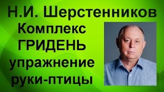 Шерстенников. Н.И. Шерстенников демонстрирует третье упражнение из комплекса Гридень.