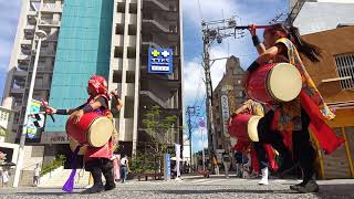 エイサー 創作太鼓集団 心-－SHIN－～6 国際通り 那覇市 沖縄県 aisa acer Kokusai Street Naha Okinawa(20190825)