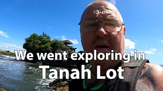 Taking the family exploring - Tanah Lot Temple